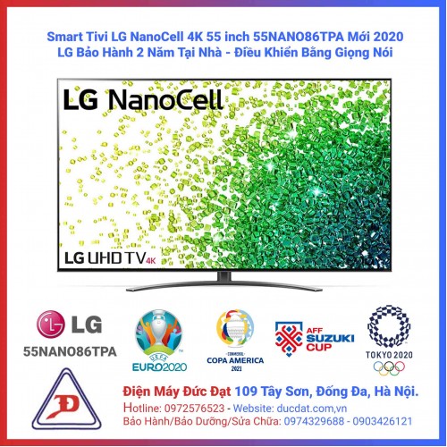 Tivi LG Smart NanoCell 4K 55 inch 55NANO86TPA